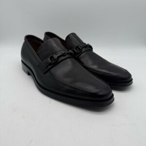 BRAND NEW Blake McKay M6 Black Leather Bit Horse Buckle Loafers Men’s Sz 9.5 US